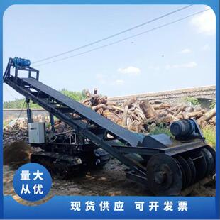 矿渣装 螺旋扒料机200吨输送量皮带扒粮机 车移动式