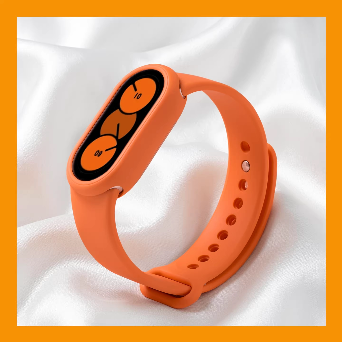 正扣液态纯色运动硅胶表带图片