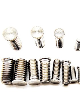 RFH-M3/M4/M5/M6碳钢镀锌花齿压铆螺钉/花齿压板螺钉