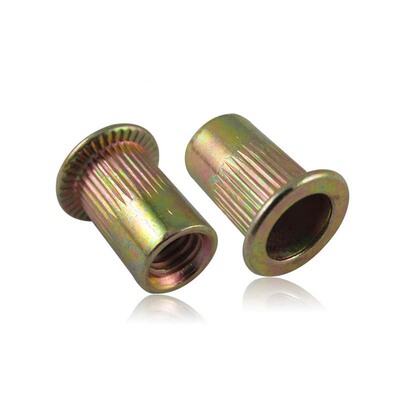 210pcs 家具铆螺母M4/5/6/8/10/12组合 彩锌拉铆螺母