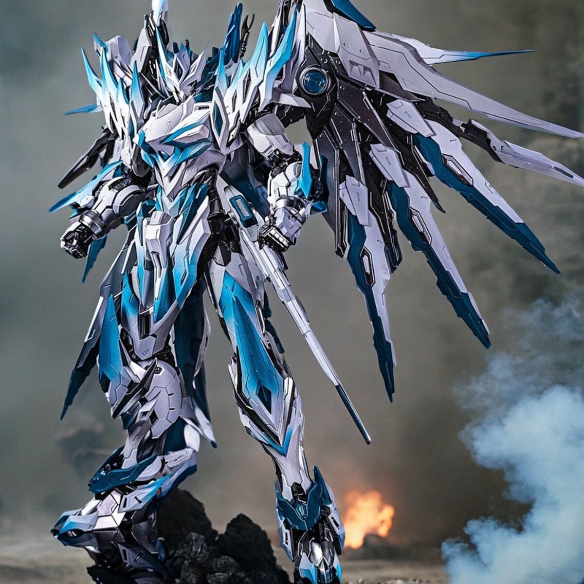 摩动核高达模型机甲拼装手办盲盒