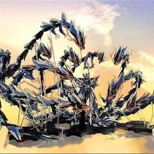 盲盒摩动核熬丙合金成品魔动核吕布敖丙曹仁高嗒模型强袭自由红异