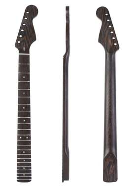 [哑光]22品ST鸡翅木琴柄电吉他琴颈彩贝音点-牛骨上枕STStrat