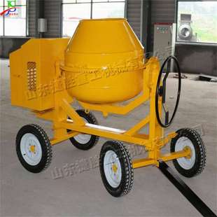 concrete fuel mixer 建筑施工混凝土混合机 小型滚筒柴油搅拌机