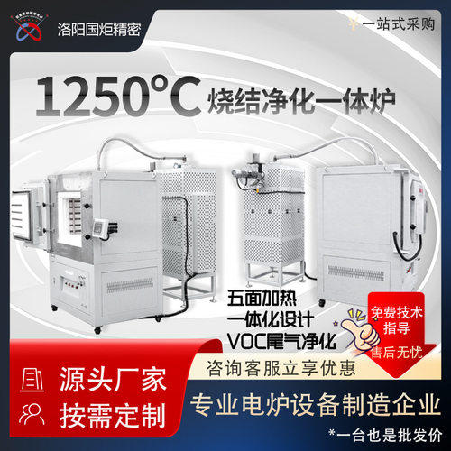 智能安全烧结净化设备1250℃高温