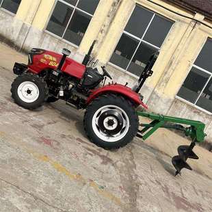 30马力四轮带的挖坑机电线杆挖穴机30口径树坑机