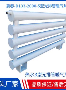 工业车间厂房用D89D108热水型蒸汽型钢制光面排管暖气片散热器