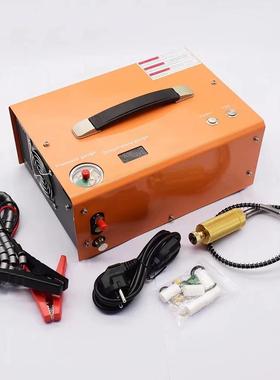 新款12V车载高压打气泵30mpa高压打气机水冷单缸双缸40mpa