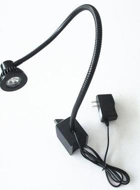 直销3W220Vled机床灯led磁性软管长臂工作灯机床照明灯