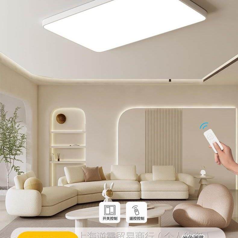 全光谱2024年新款led吸顶灯简约现代客厅灯房间主卧室灯具阳台灯