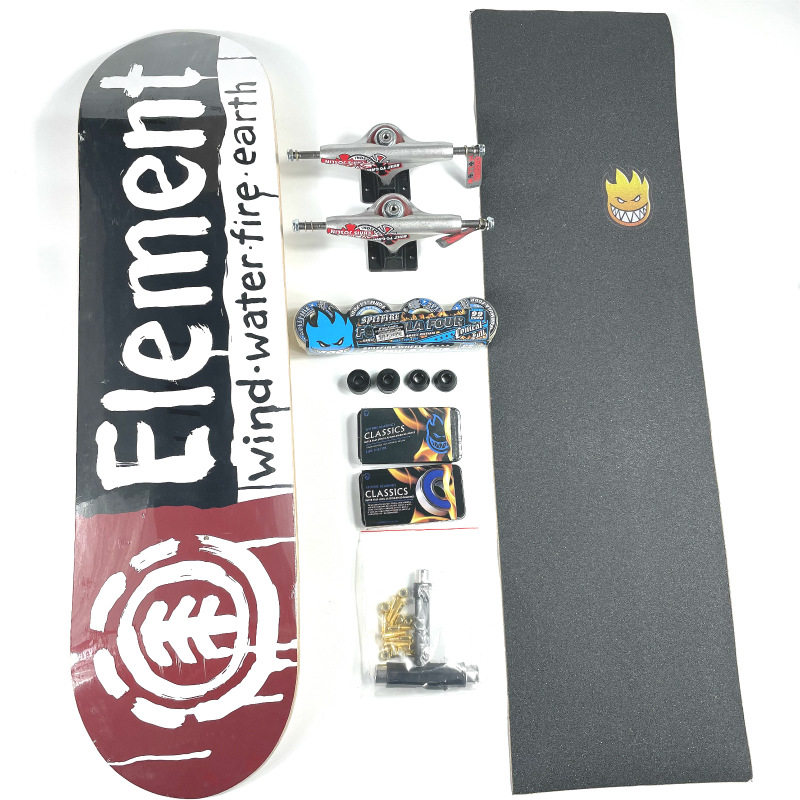 elemen加拿大枫木双翘滑板整板