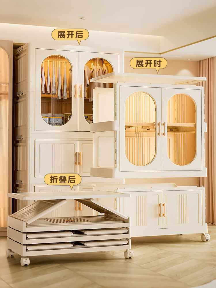免安装儿童衣柜折叠收纳衣橱