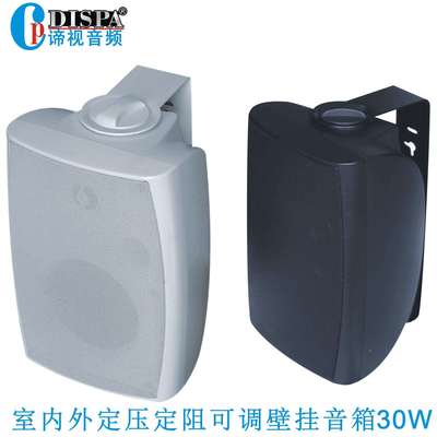 IP网络广播室内定压定阻扬声器功率扩声角度可调豪华壁挂音箱30W