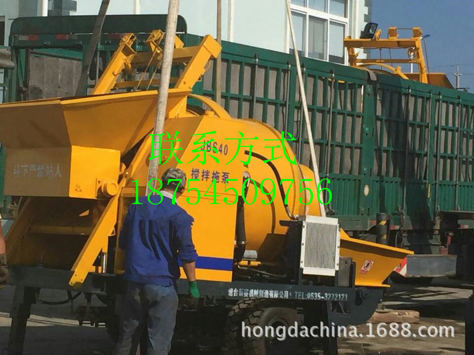 搅拌泵送一体机40柴油45KW电动