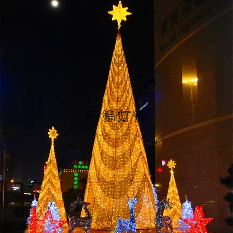 LED灯光秀圣诞树亮化装饰灯
