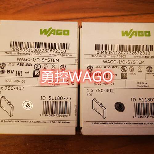 德国万可 WAGO 750-402 现货模块