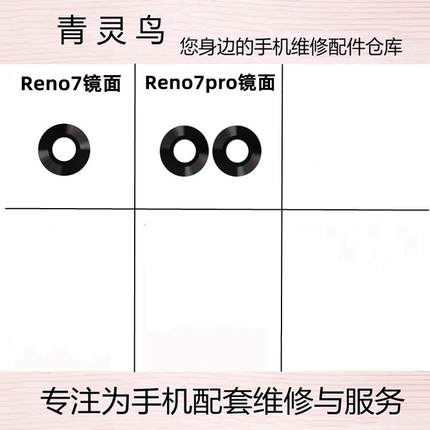 适用OPPO RENO7 RENO7PRO RENO7SE 后置摄像头镜面 镜片