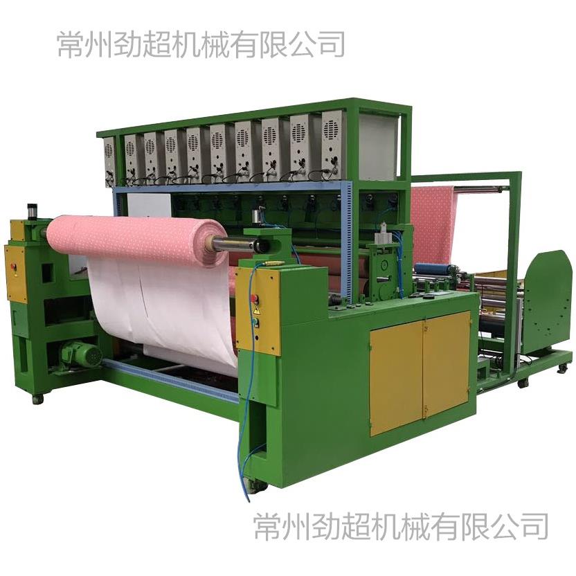 超声波毛巾布分条机分切机可切花边直边切口无毛边