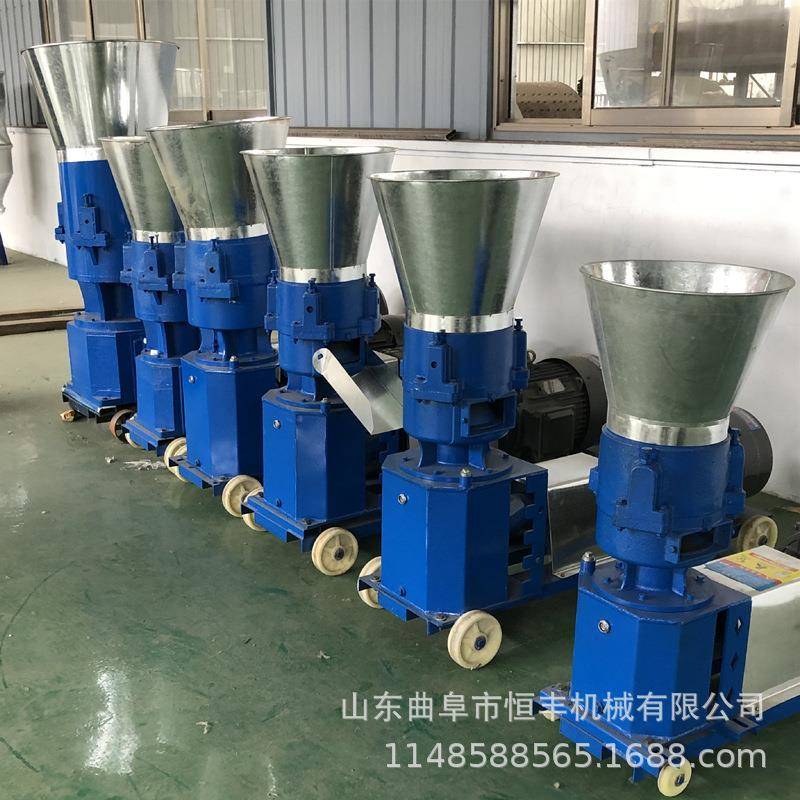 畜牧养殖饲料颗粒机时产100公斤120型家用鸡饲料颗粒机价格