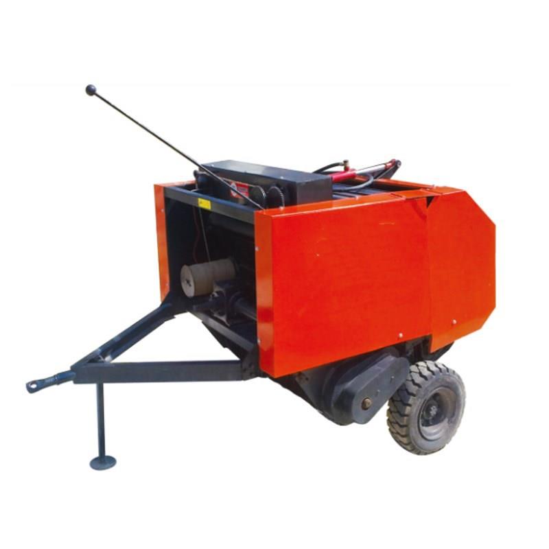 小四轮车带动的捆草机碎秸秆捡拾打捆机秸秆圆捆捡拾打捆机