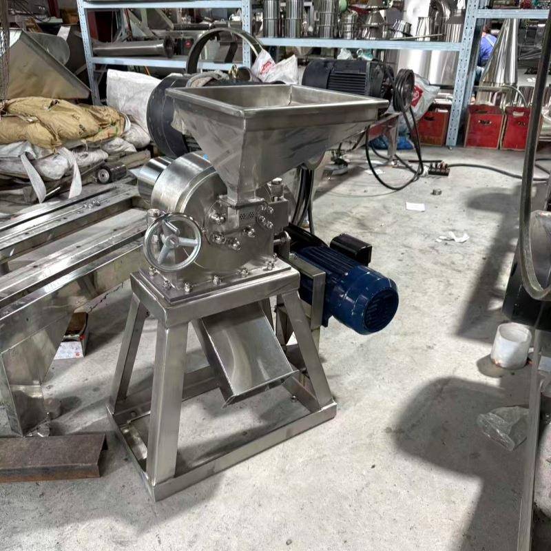 200不锈钢齿盘药材粉碎机草药研磨机大米白糖打粉机电动磨粉机
