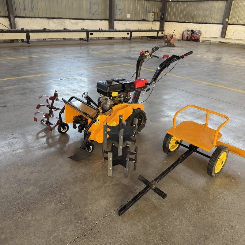 四驱汽油除草机柴油自走式割草机多功能碎草还田打草锄草微耕机