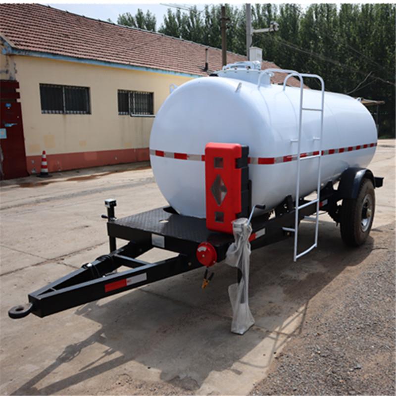 4.5吨油罐拖车航空煤油罐拖车油罐转运挂车水罐拖车洒水罐车