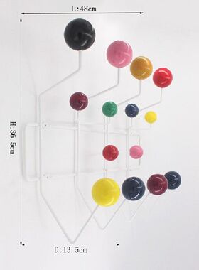 韩风ins北欧球形金属框架挂钩衣