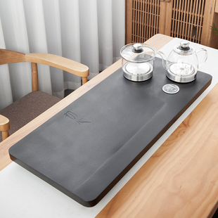 乌金石头茶盘一体全自动电磁炉套装 家用功夫茶具茶台全自动茶盘