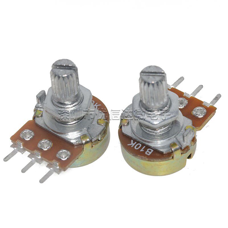 WH148单联电位器 B1K 2K 5K 10K 20K 50K 100K 250K 500K 1M