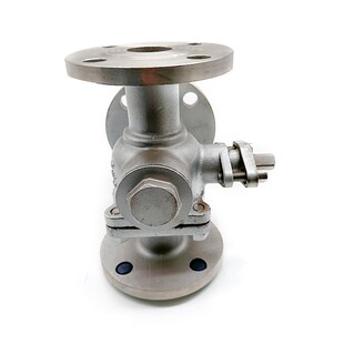 Q44F L型转向阀分流阀耐高温蒸汽 T型 304不锈钢三通法兰球阀Q45F