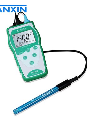 上海三信PH850型便携式酸度计高精度手持式水质ph测试仪