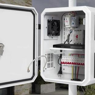 不锈钢防雨箱户外不锈钢动力箱监控配电箱电线杆监控箱