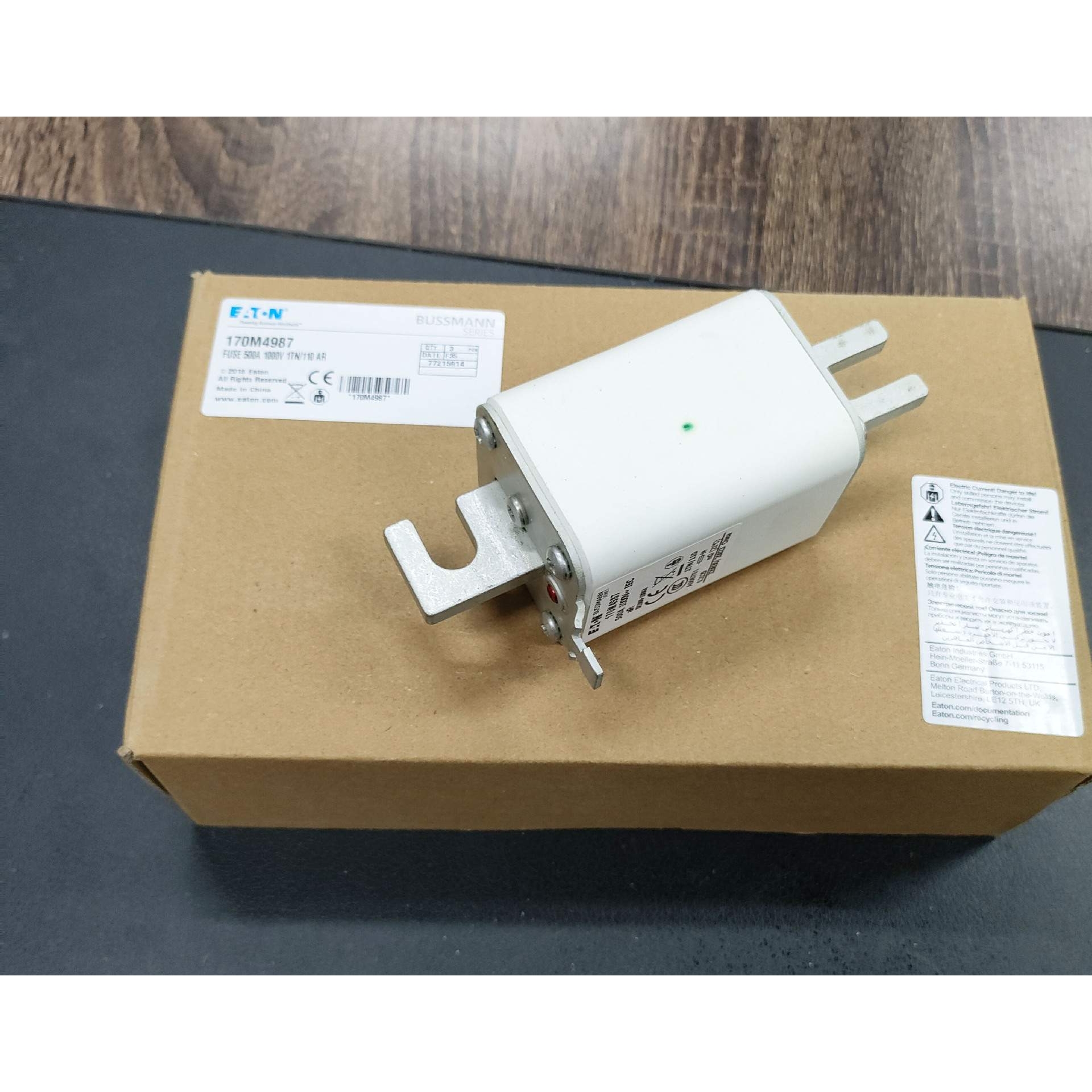 170M4987快速熔断器 1000V 500A 巴斯曼BUSSMANN快速熔断器