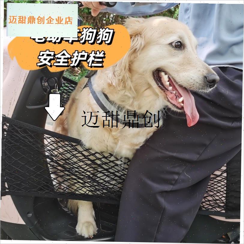 电瓶车踏板安全护栏m网兜车载猫咪大狗宠物通用电动车带狗狗神器,