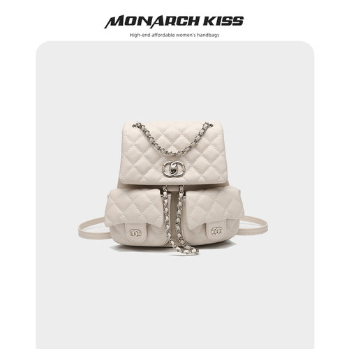 MonarchKiss真皮小香风女小背包