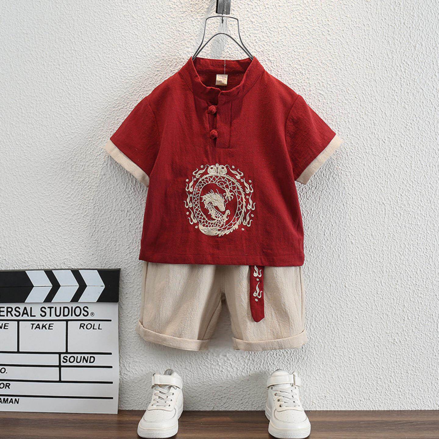 儿童汉服男童中周岁礼服男宝宝