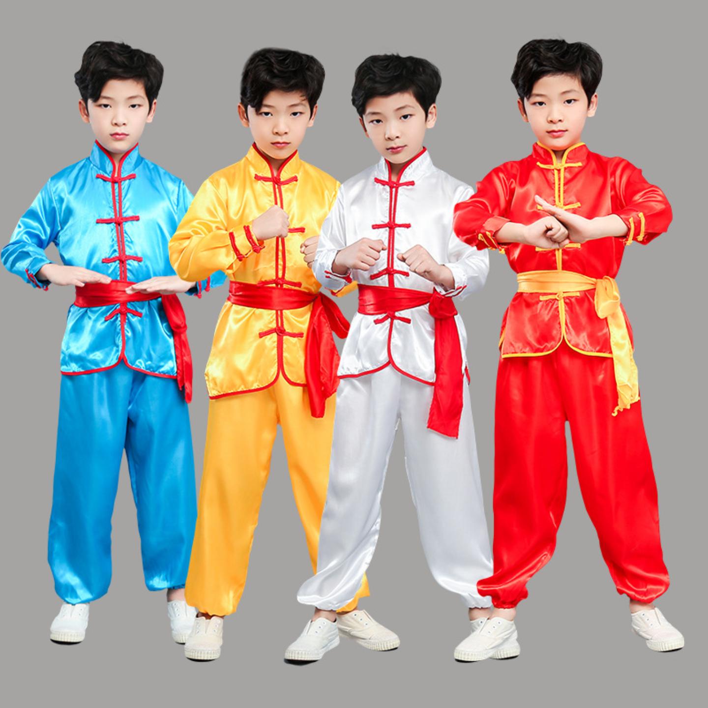 六一武术服装儿童练功表演太极拳