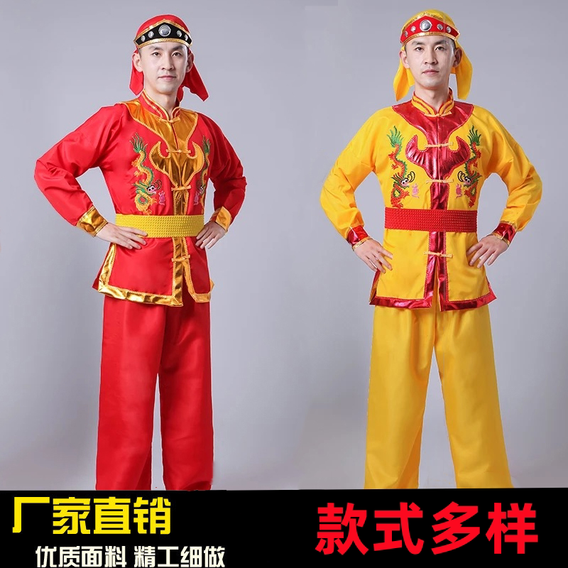 新款威风锣鼓服装演出服