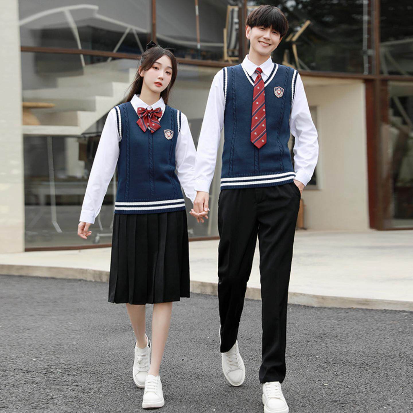 大合唱演出服女学生班服图片