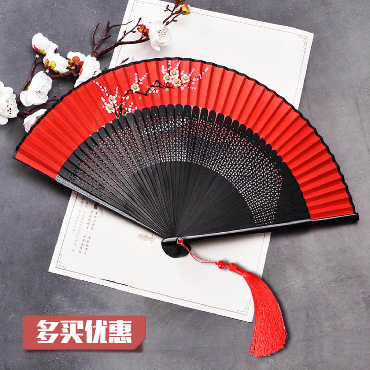 女式夏天扇子中国古风日式和风