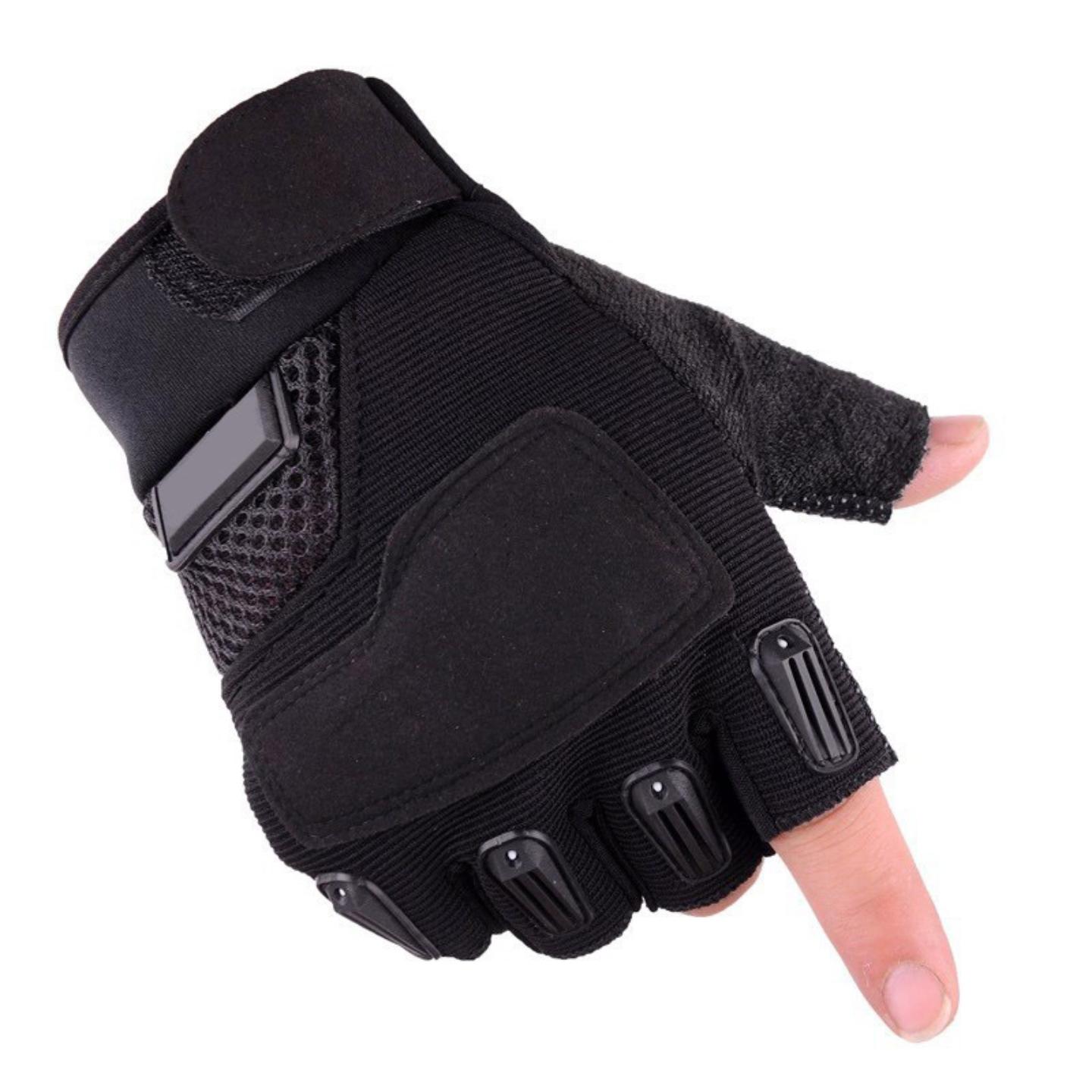 男士迷彩半指透气防滑手套