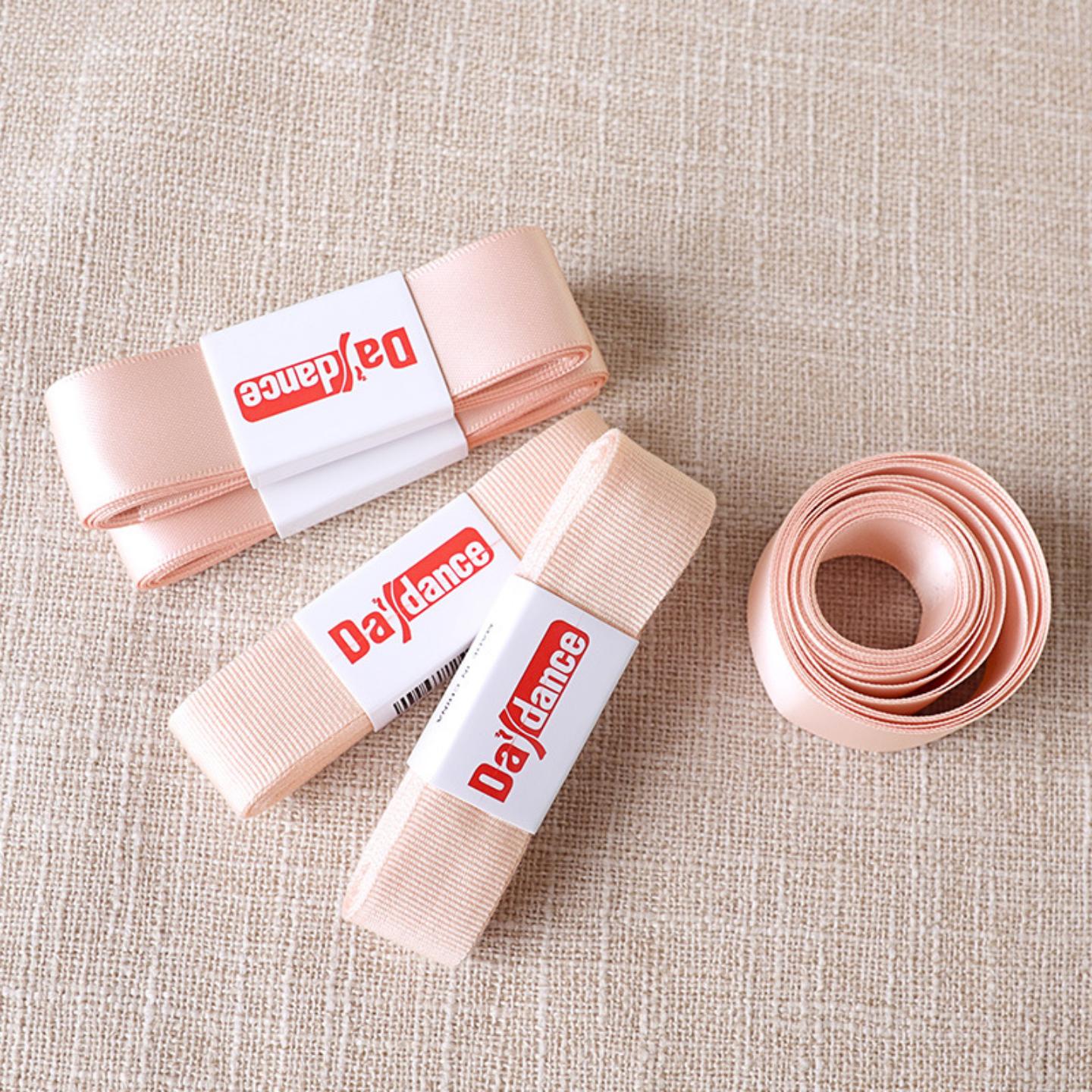 芭蕾舞鞋绑带足尖鞋缎带帆布