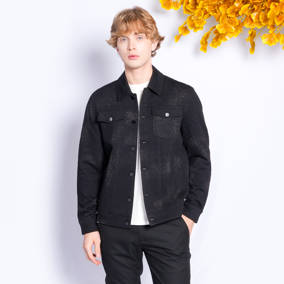 J.benato/宾度男士牛仔夹克外套