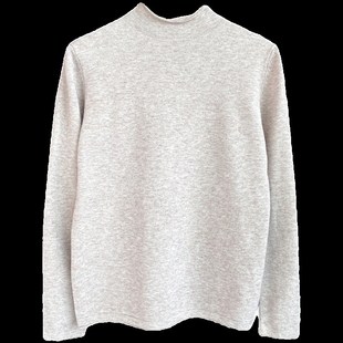 粉色半高领毛衣女内搭2024秋冬新款长袖打底衫修身高级感针织上衣