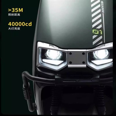 金箭电动车新款凯锐505劲速版电动两轮摩托车带护杠尾箱外卖家用