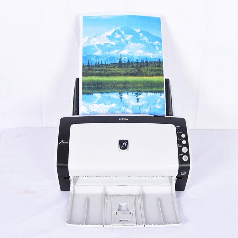 富士通6130双面彩色高速扫描仪机连续快速全自动小型高清专业办公