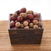 烧桐木米斗日进斗金木斗升摆件老式 居家店铺招财婚庆祝福开张礼品