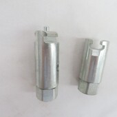 疏通下水道钢钎接头配件电锤连接钢钎连接杆固定头公母对接头