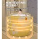 加厚泡澡桶大人折叠浴桶家用全身洗澡桶儿童沐浴桶浴缸成人洗澡桶